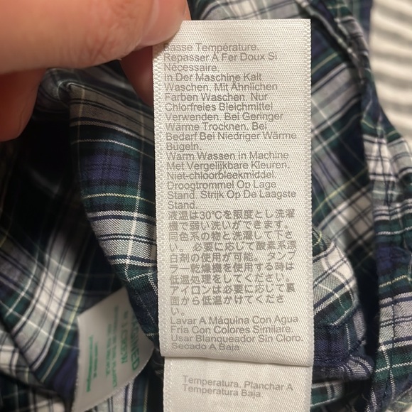 J.CREW Men’s Slim Plaid Flex Washed Long Sleeve Casual Shirt - Picture 8 of 10